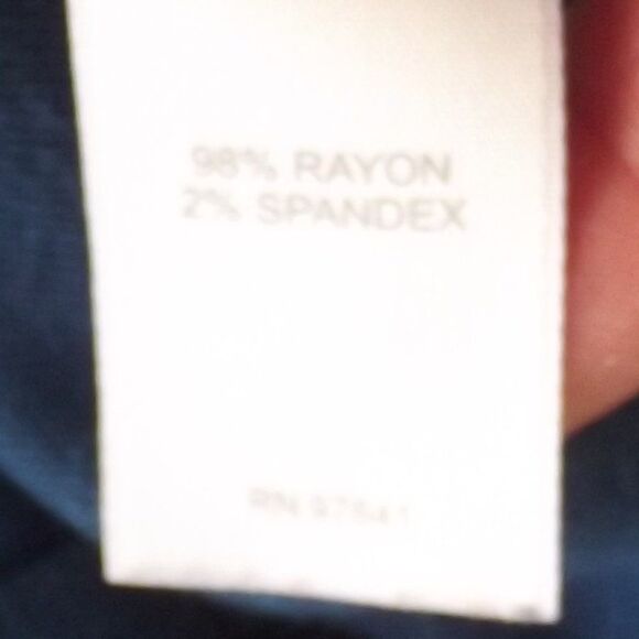 J.JILL Jersey Dress, L, Blue, Layered/Top, Button Back, Short sleeves, Pockets - Picture 12 of 13